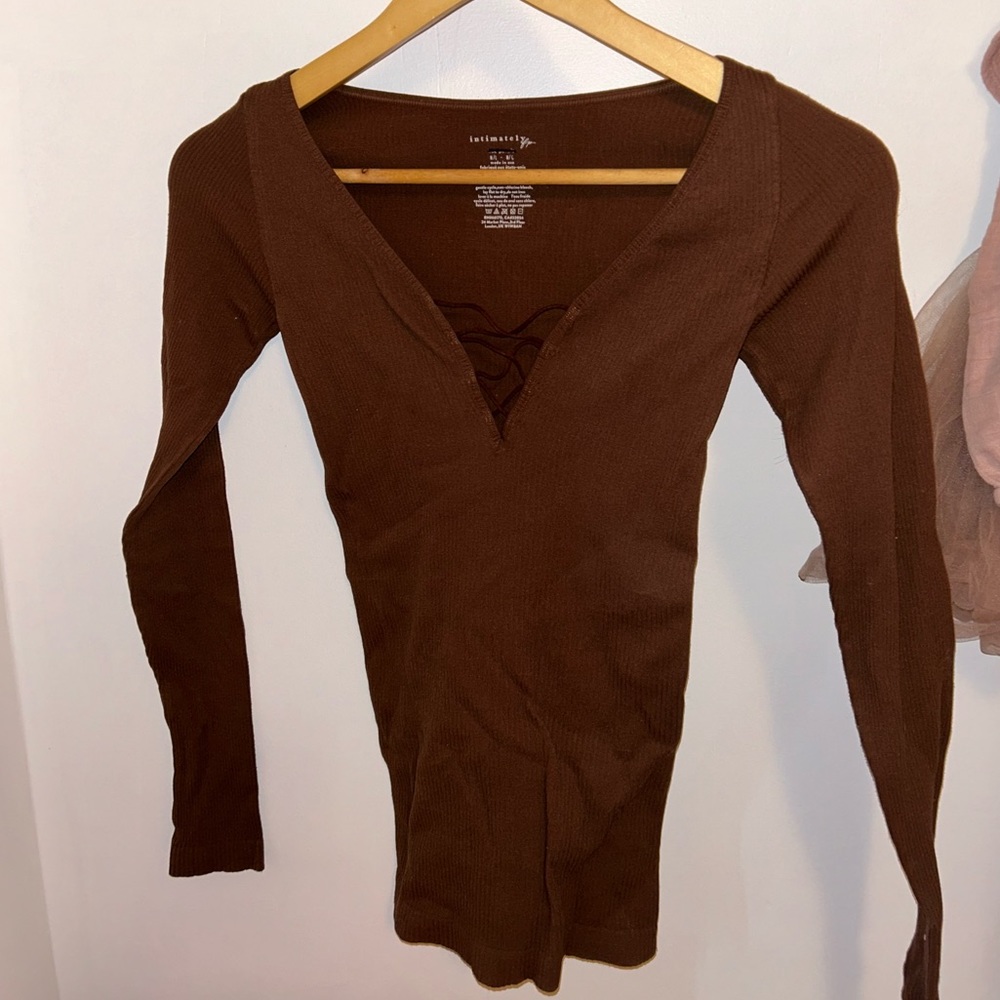 free people ribbed long sleeve- brand new